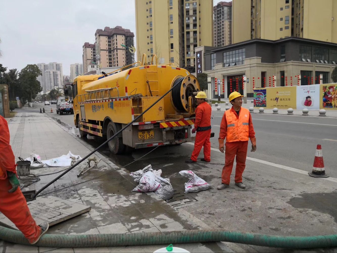 温岭排污管道清淤-管道清洗